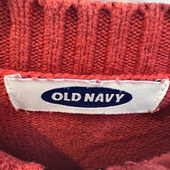 Old Navy Sweater with Hook Closure and Puff Shoulder - Picture 3 of 6